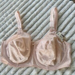 Vintage Goddess Soft Peach Bra 38E New With Tags Union Made in USA